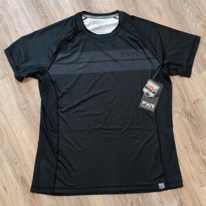 FXR Women's Black Short Sleeve T-Shirt size Large